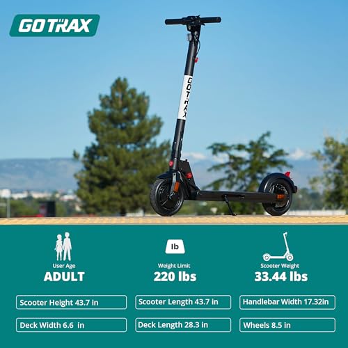 Electric Scooter with 8.5" Tire, Cruise Control Foldable D216931