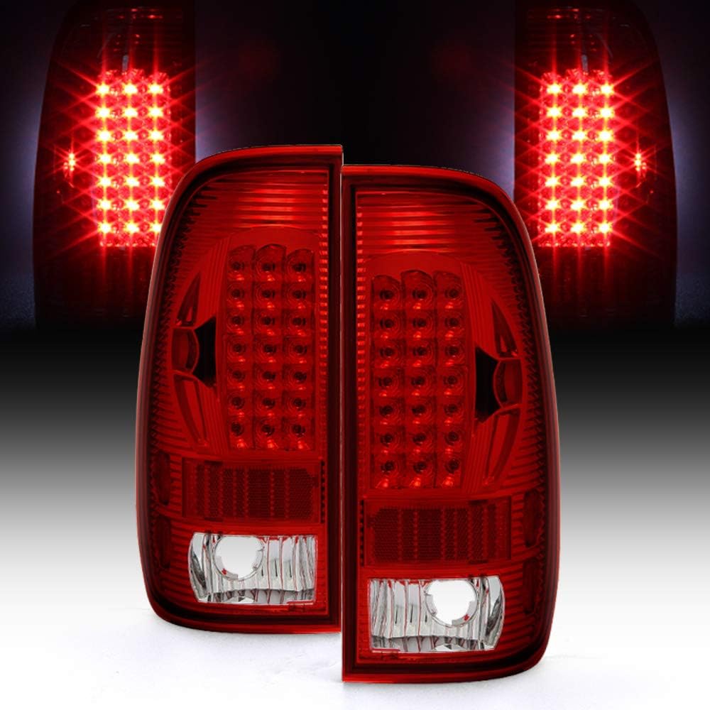 Smoked LED Tail Lights Brake Lamps O5135