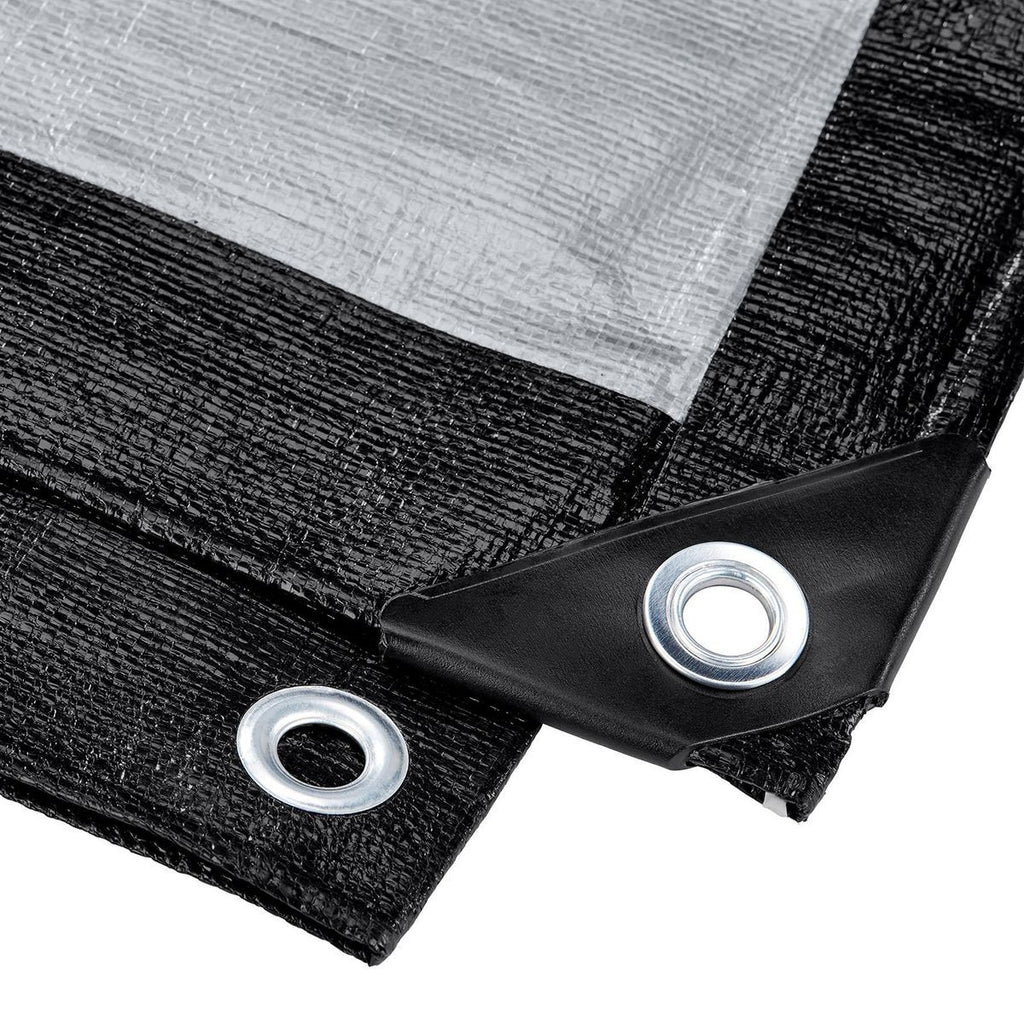 30 ft. x 40 ft. Silver and Black Weather-Resistant Tarp K11500