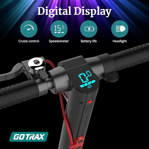 Electric Scooter with 8.5" Tire, Cruise Control Foldable D216931