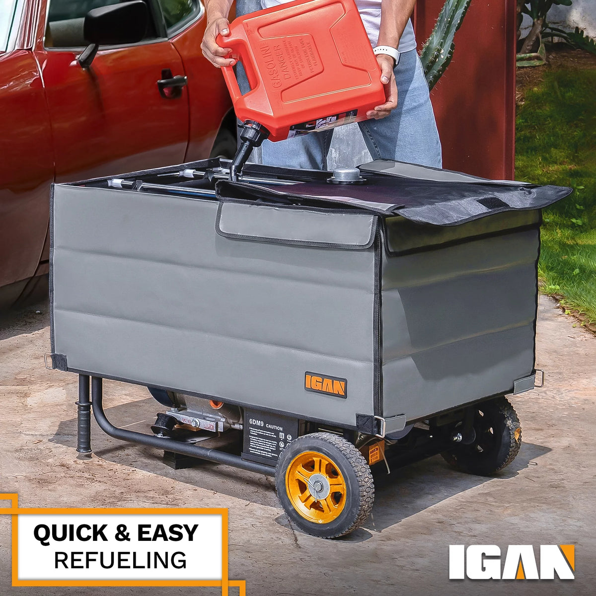 Waterproof Portable Generator Cover Black Y10284