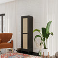 Black Oak 1 Door Cabinet P358449