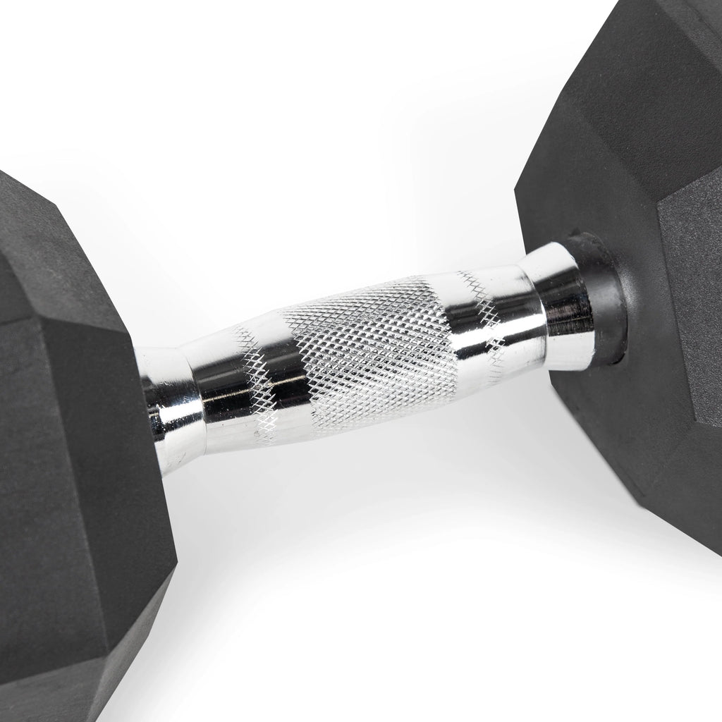 25lb Rubber Hex Dumbbell Y3983