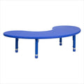 Blue Plastic Height Adjustable Activity Table I771
