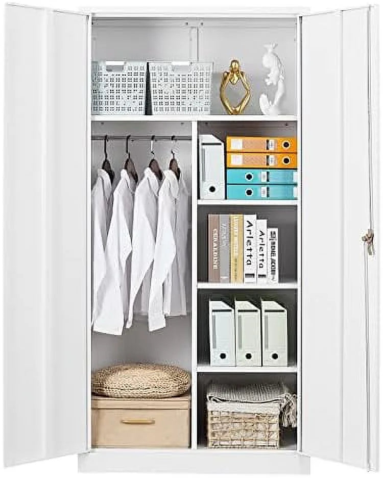 Lockable Metal Lateral File Cabinet with Drawer S93304
