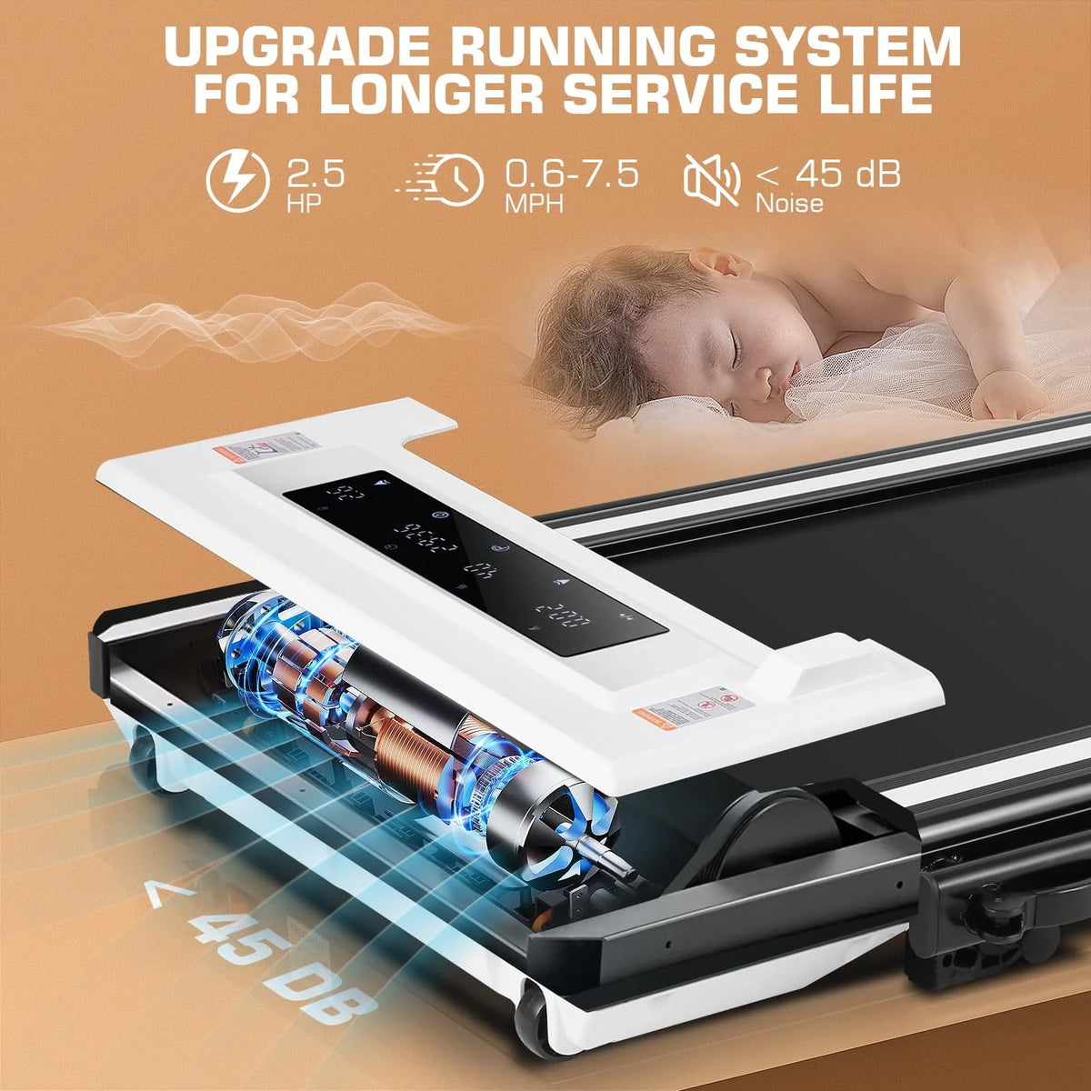 2 in 1 Folding Treadmill H589