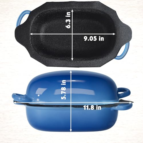 2.5QT Cast Iron Dutch Oven with Lid L916955