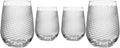 Stemless Wine Glasses Set Of 4 Lead-Free Glass A5424