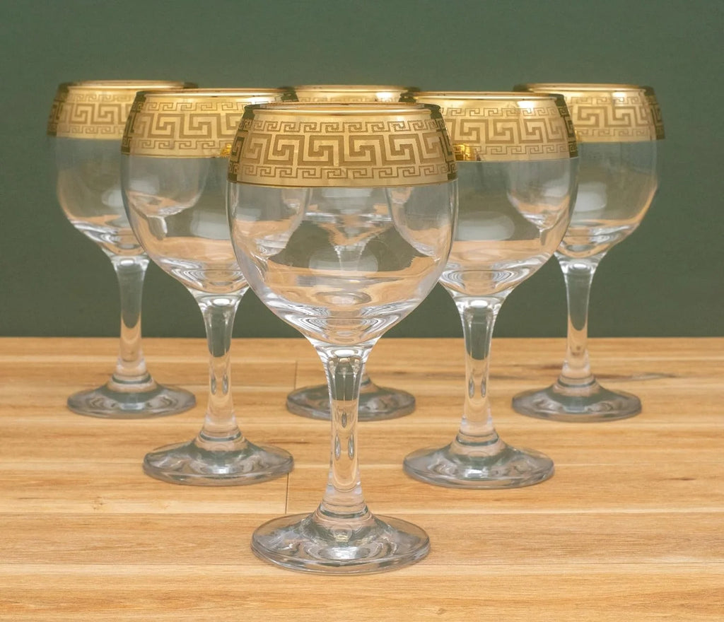 Wine Goblet Glasses 6 Pieces S431131