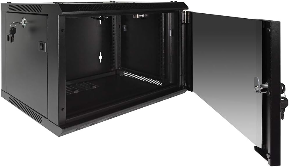 6U Wall Mount Server Cabinet Network Enclosure Q3886