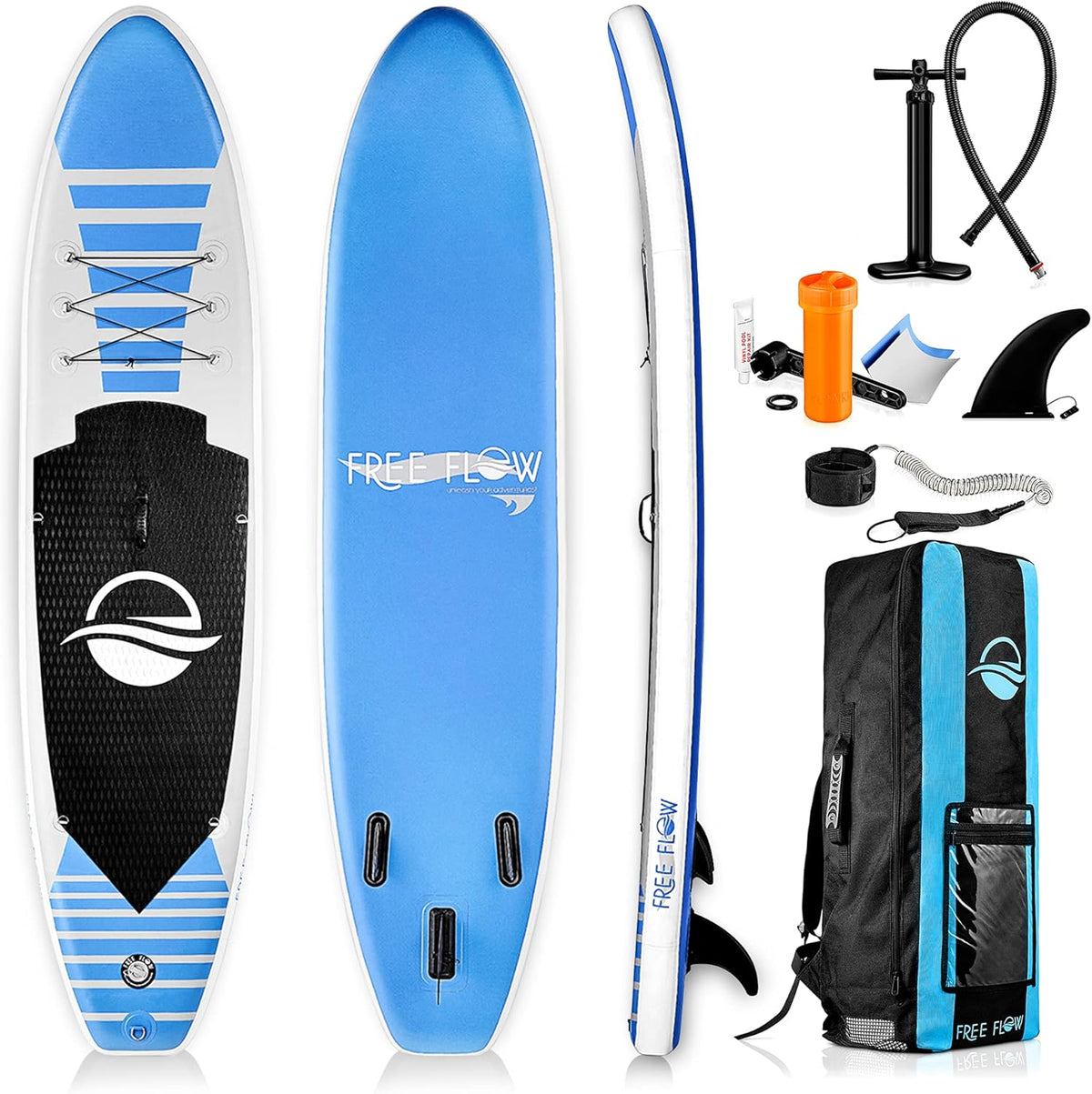 6 Inches Thick Inflatable Stand Up Paddle Board with Carry Bag F9678
