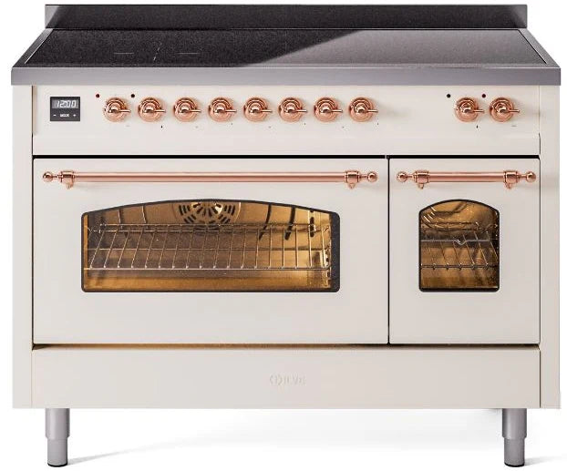 48 Induction Range with Electric Oven in Antique White I883672