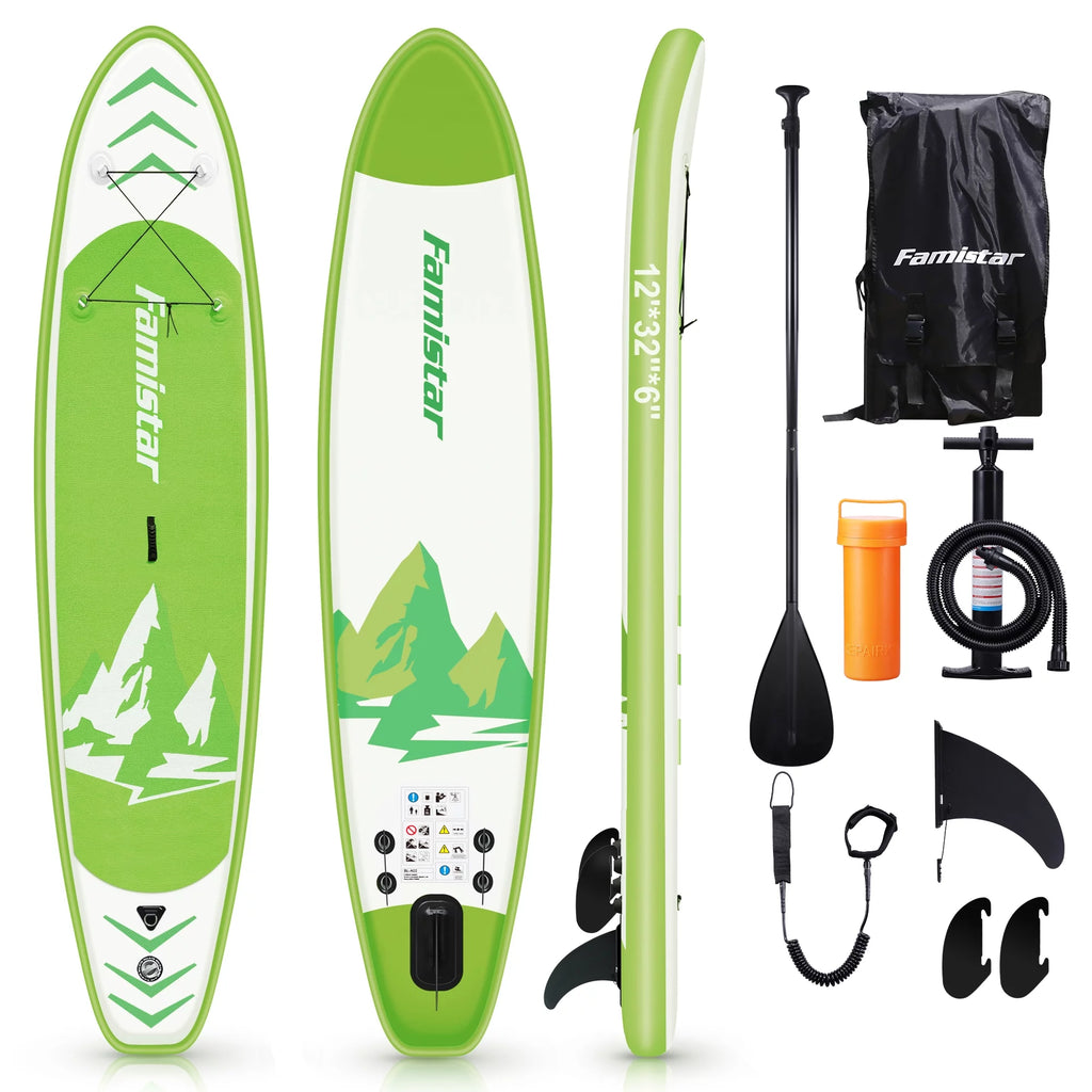 Inflatable Stand Up Paddle Board with Paddle Pump and Backpack I238871
