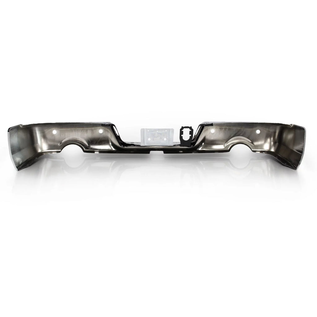 Chrome Rear Bumper Black Step with Dual Exhaust & Rear Parking Assist Sensor H260