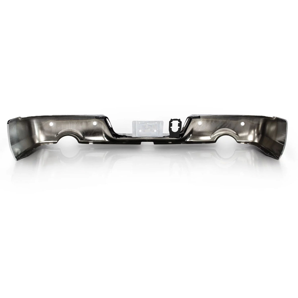 Chrome Rear Bumper Black Step with Dual Exhaust & Rear Parking Assist Sensor H260