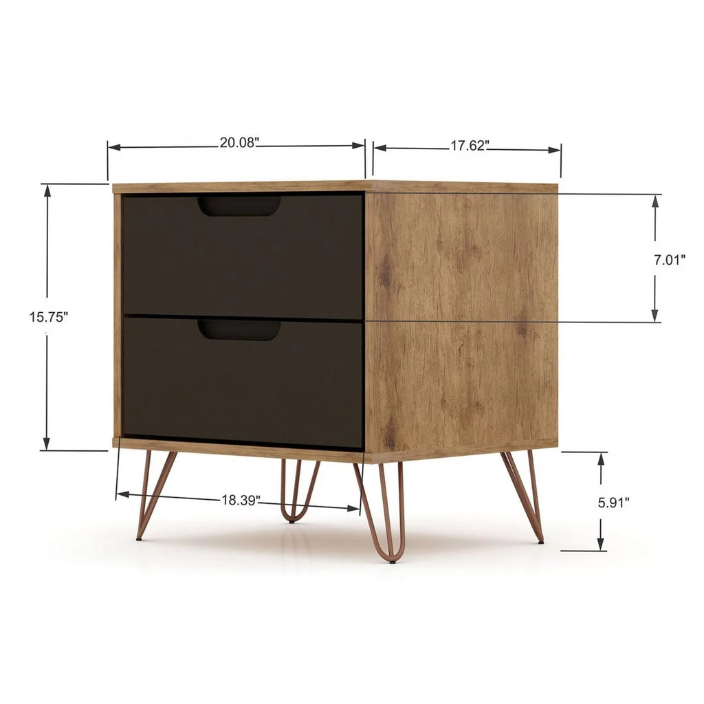 2-Drawer Nightstand Set of 2 T5285