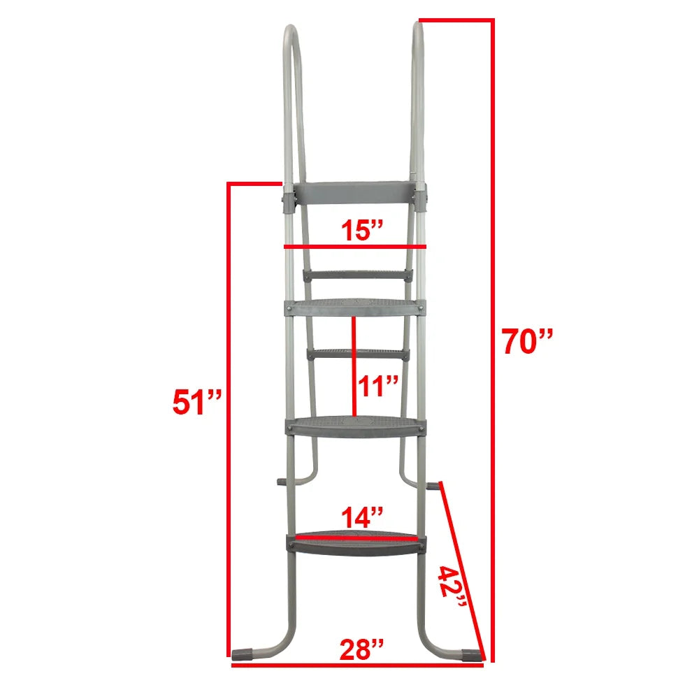Rectangle Metal Frame Above Ground Swimming Pool B20836