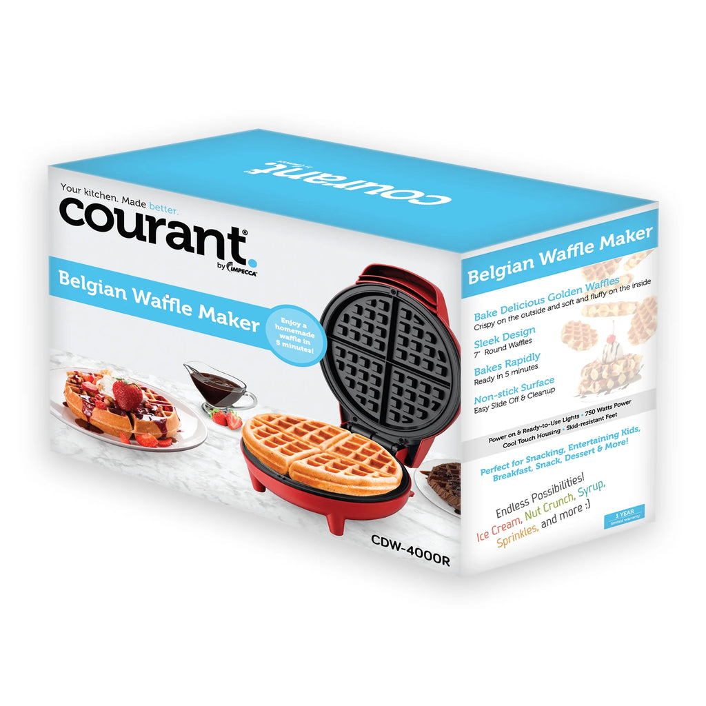 7-inch Round Nonstick Waffle Maker V529062