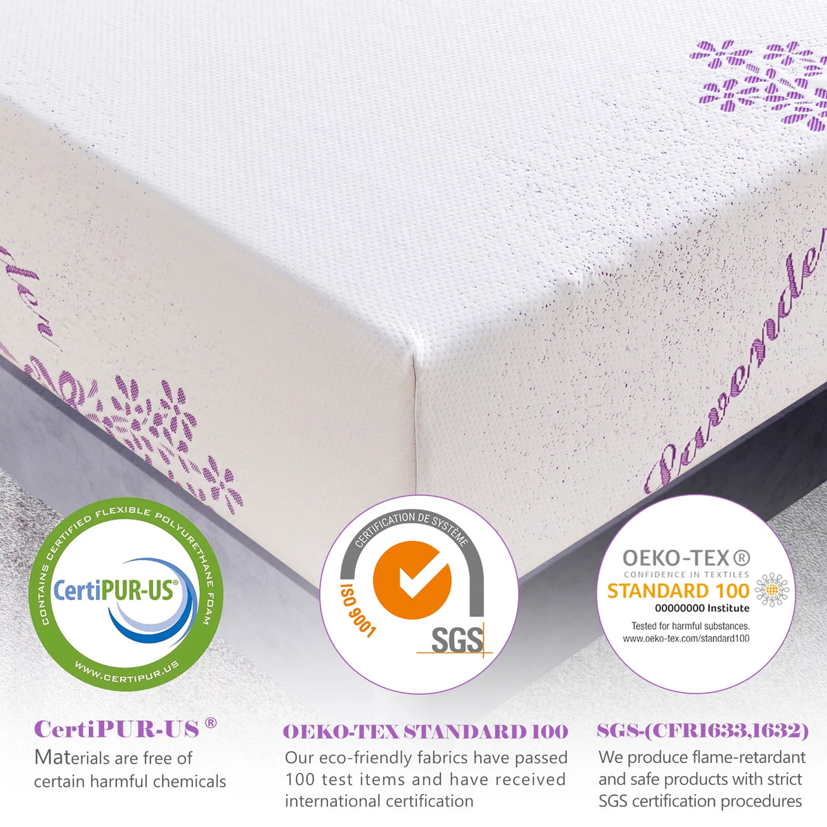 8 inches Twin Memory Foam Mattress P724