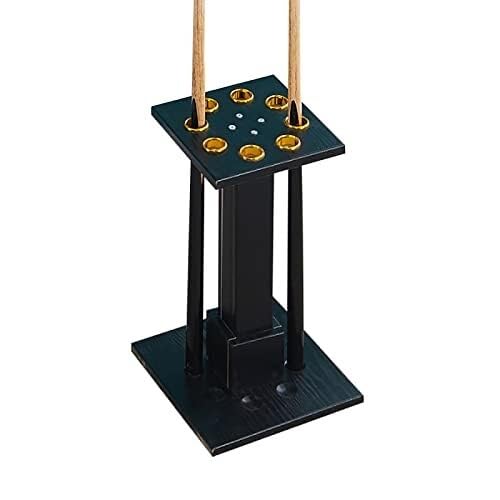 Floor-Standing Pool Cue Rack Holds 8 Cues MDF Billiard Stick Holder L33381