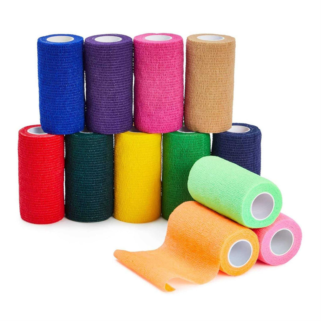12 Rolls Self Adhesive Bandage Wrap T460