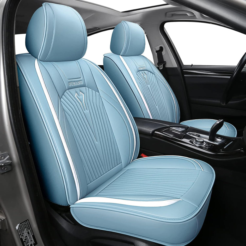 Pink PU Leather Car Seat Covers Full Set G840930
