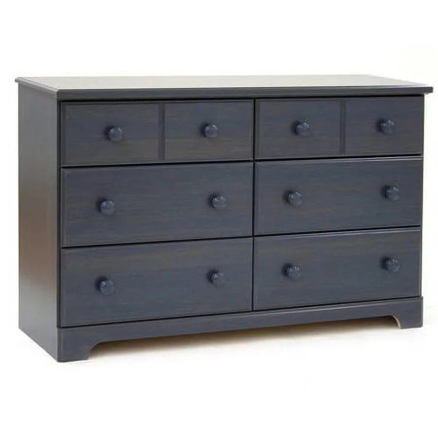6 Drawer Double Dresser B186