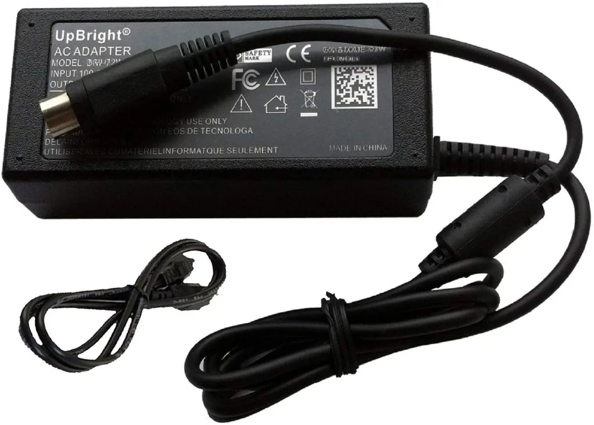4-Pin DIN AC / DC Adapter Switching Power Supply Cord Cable Charger F37333