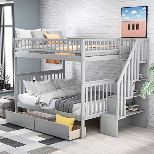 Queen Size Murphy Bed with Storage Drawer and Charging Station M968729