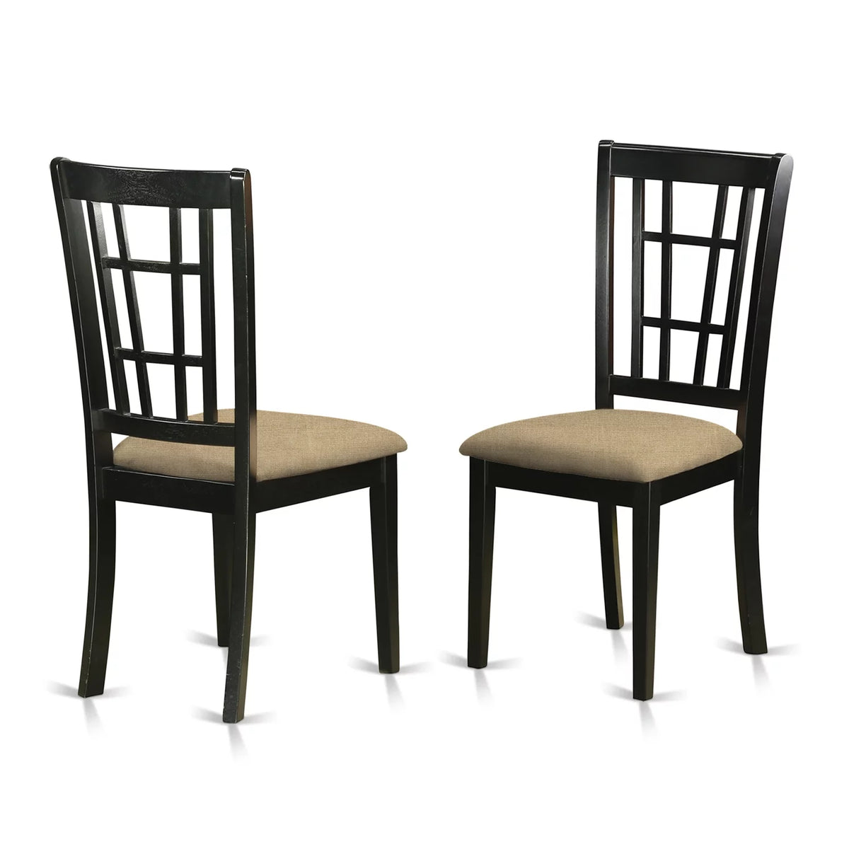 7 Piece Wooden Dining Table Set C43185
