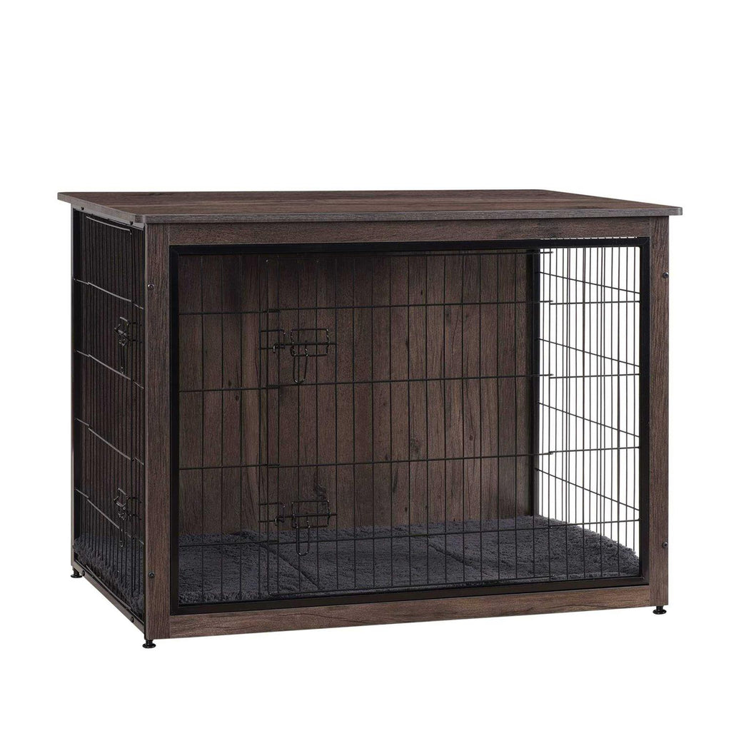 Wooden Dog Crate Furniture with Cushion Z846212