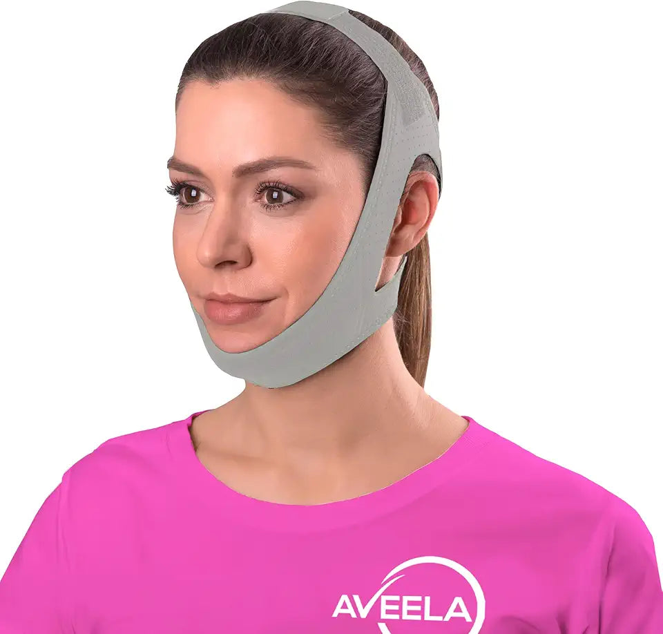 Gray Chin Strap for Sleeping U1570