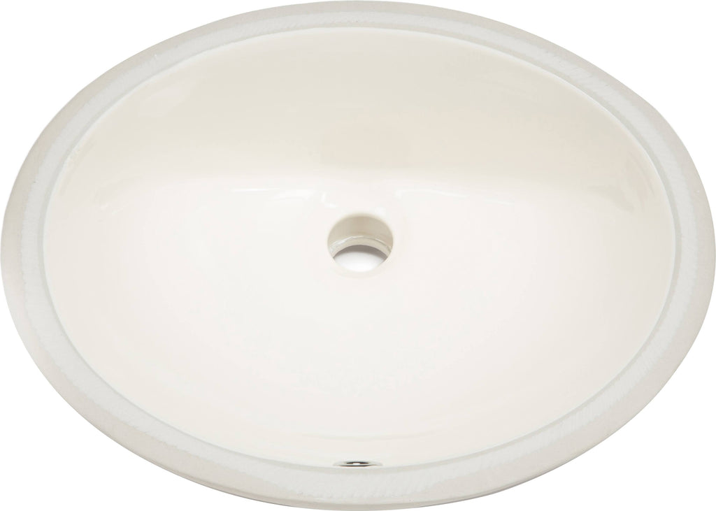 Oval Undermount Sink in Biscuit U905