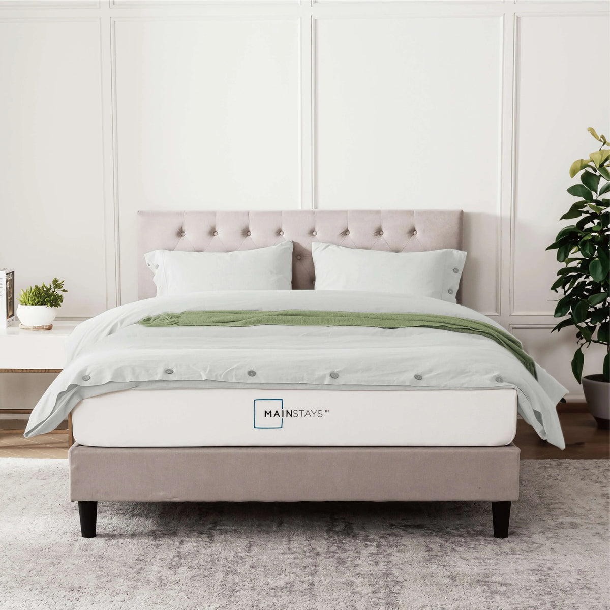 6” Green Tea Infused Memory Foam Mattress, Twin M10800