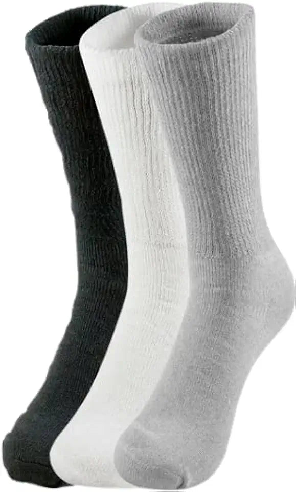 2-12 Pairs Soft Breathable Cotton Crew Socks I5383