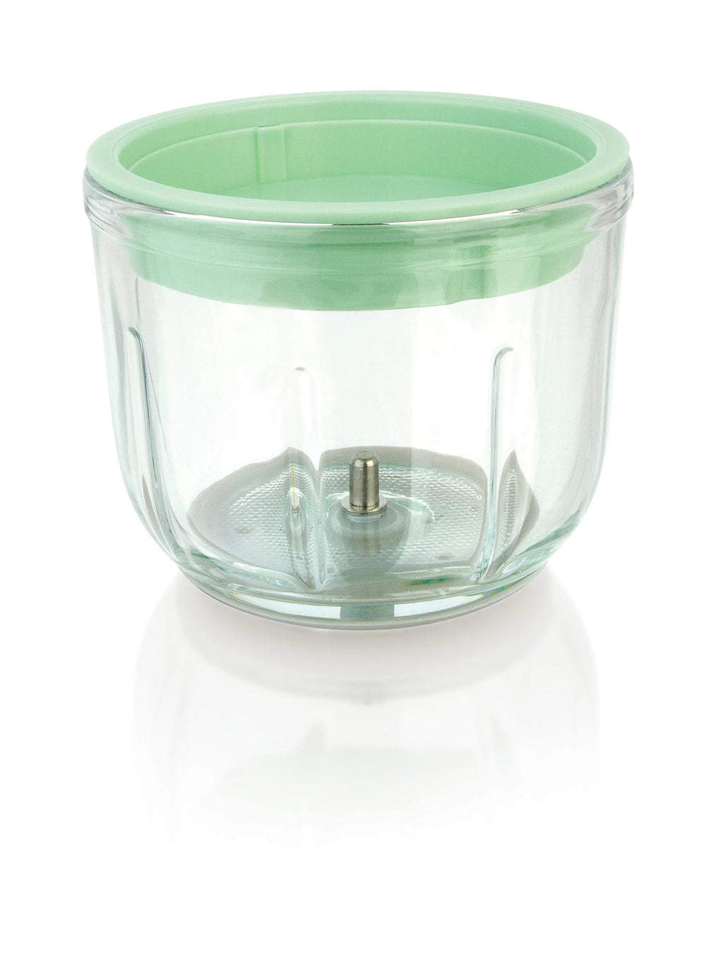 Green Mini Cordless Rechargeable Chopper with Glass Bowl G266125