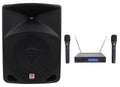 600 Watt 2-Way Powered PA Speaker System U3242