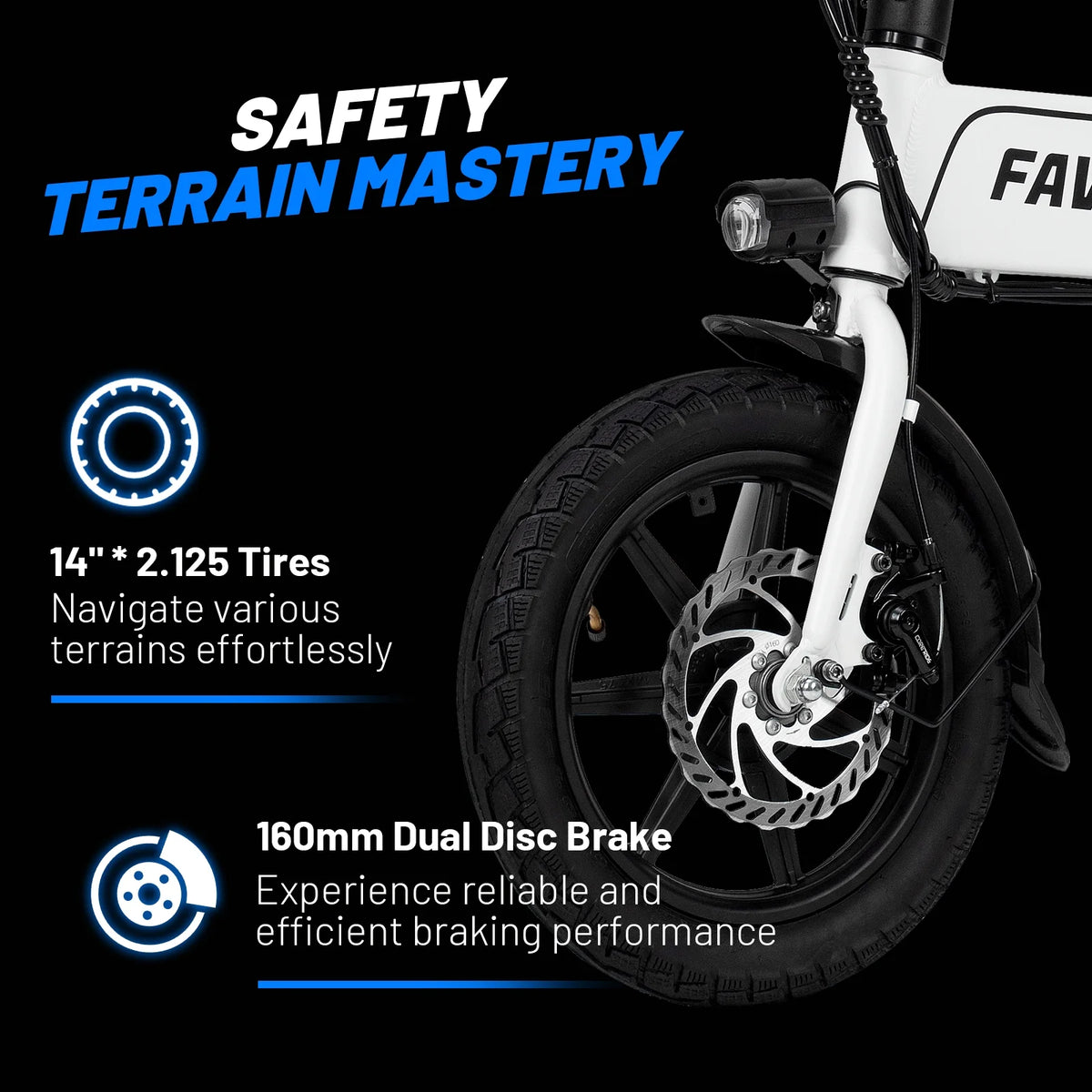 Folding Electric Bike with 36V10.4Ah Removable Battery O964