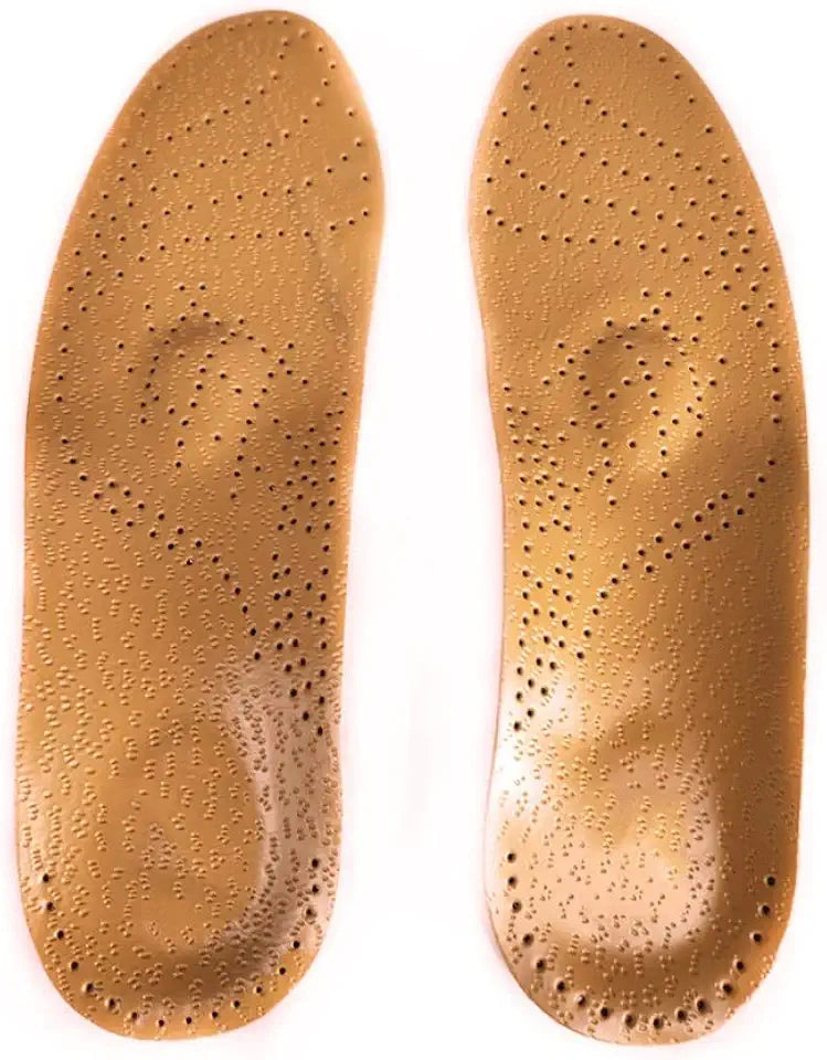 Leather Orthotic Insoles Flat Feet High Arch Support EU 41 42 L828481