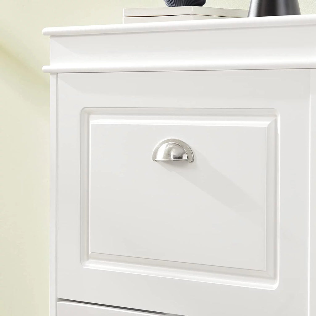 White 2 Flip-Drawers Shoe Cabinet P85240