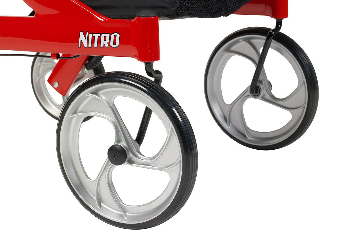 Red Rolling Walker F37001