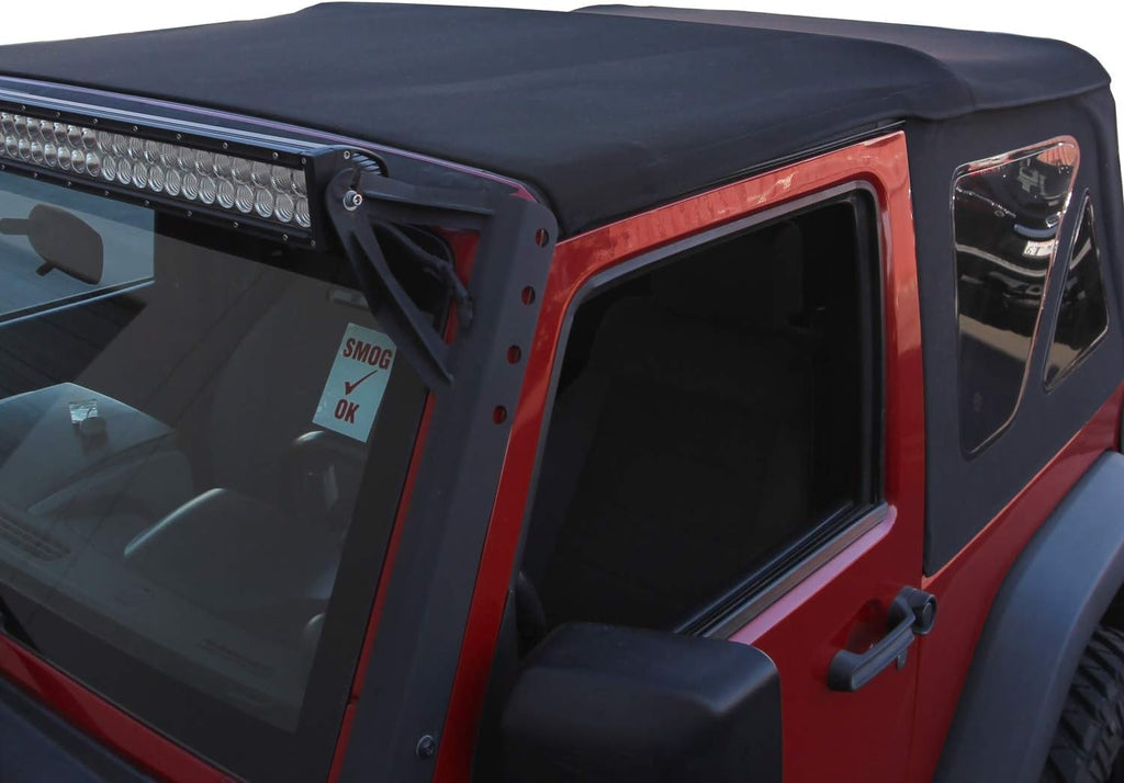 Black Twill Canvas Soft Top I997