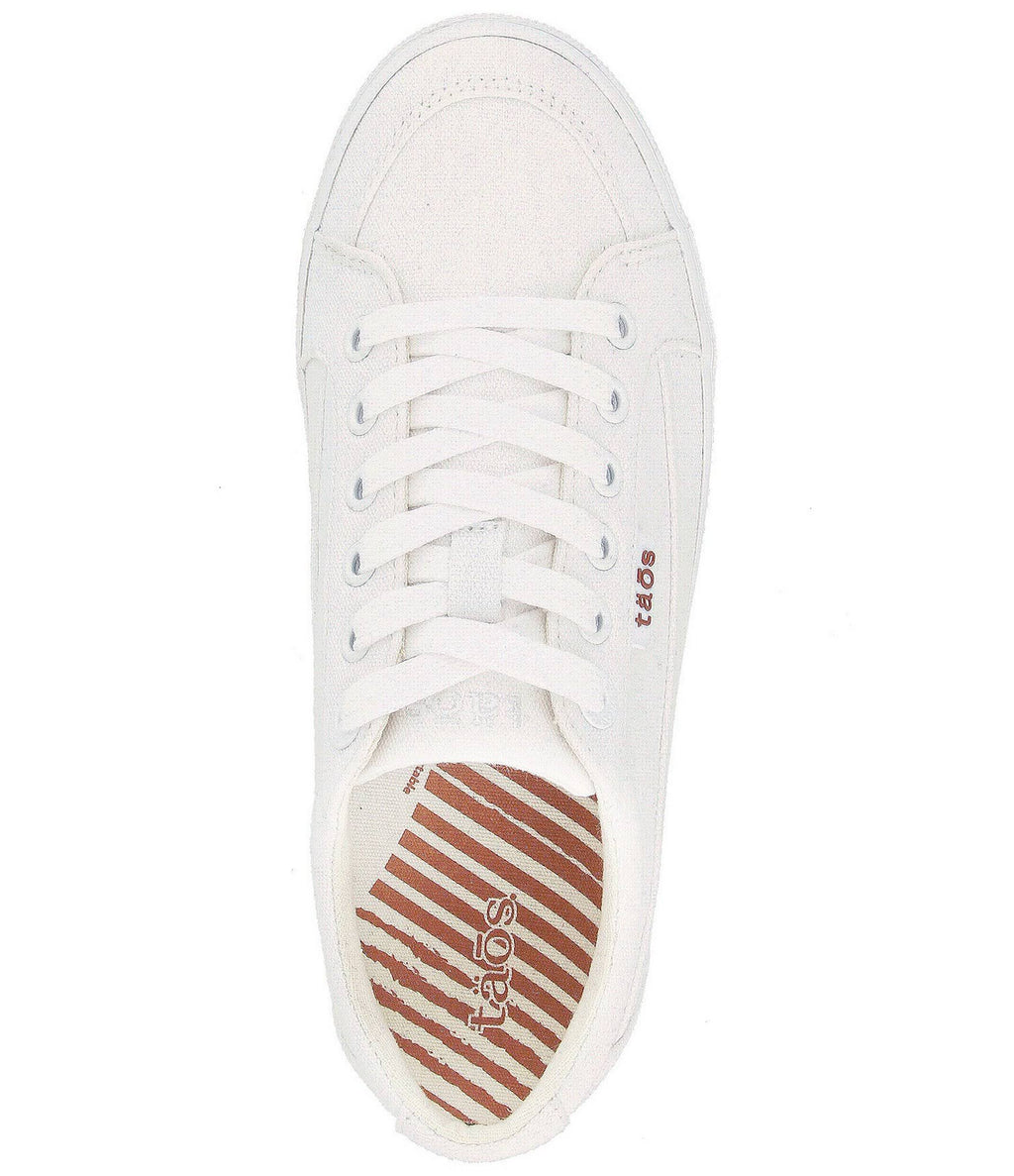 White Canvas Wide Shoes J809095