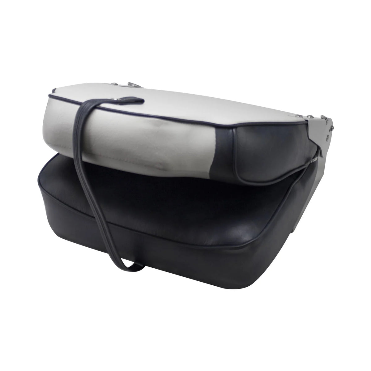 Grey Navy High-Back Boat Seat F7329