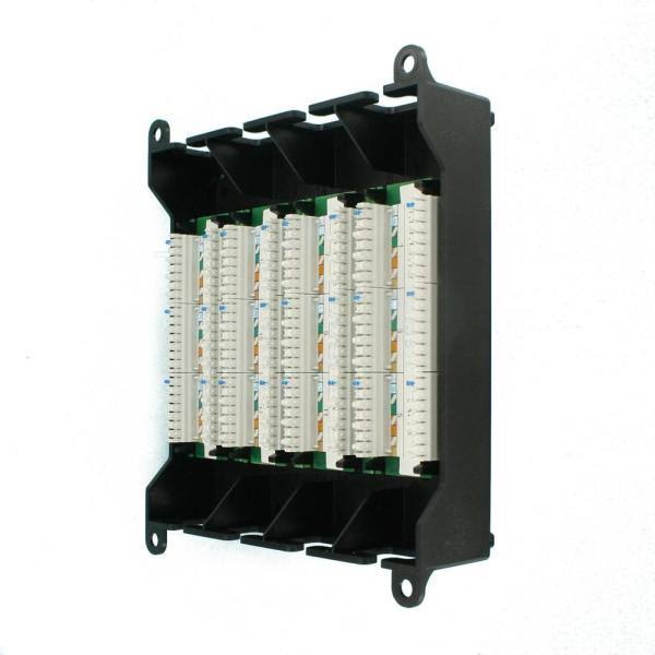 CAT 6 24 Port Black Patch Panel Z434
