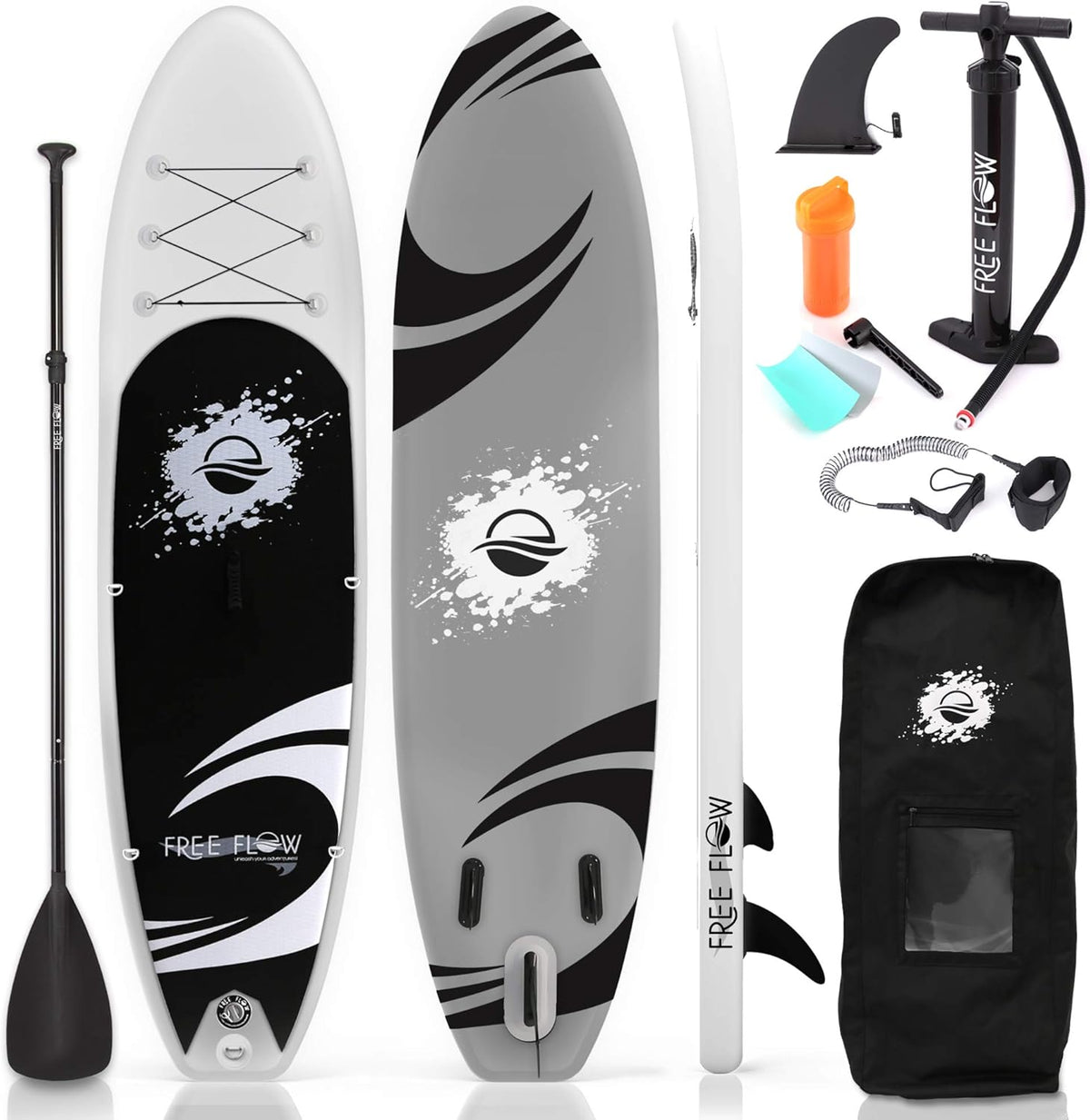 6 Inches Thick Inflatable Stand Up Paddle Board with Carry Bag F9678