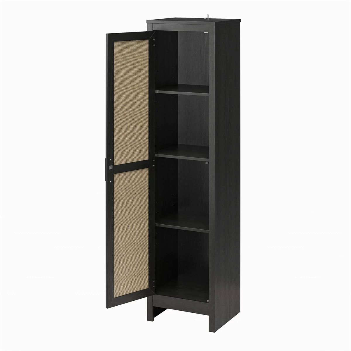 Black Oak 1 Door Cabinet P358449