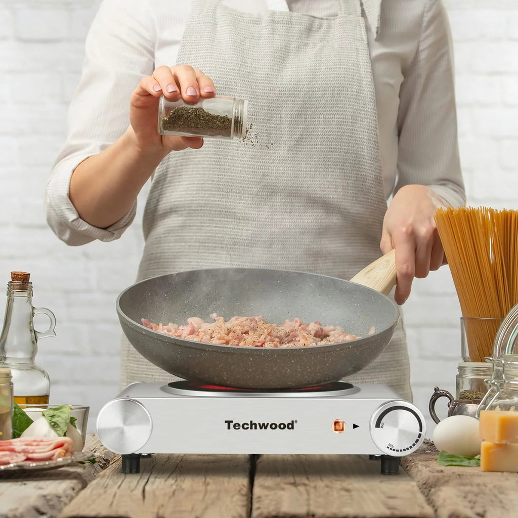 1200W Portable Infrared Electric Single Burner Stainless Steel T44470