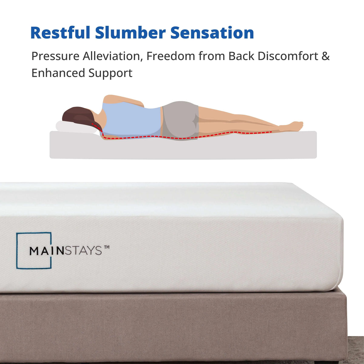 6” Green Tea Infused Memory Foam Mattress, Twin M10800
