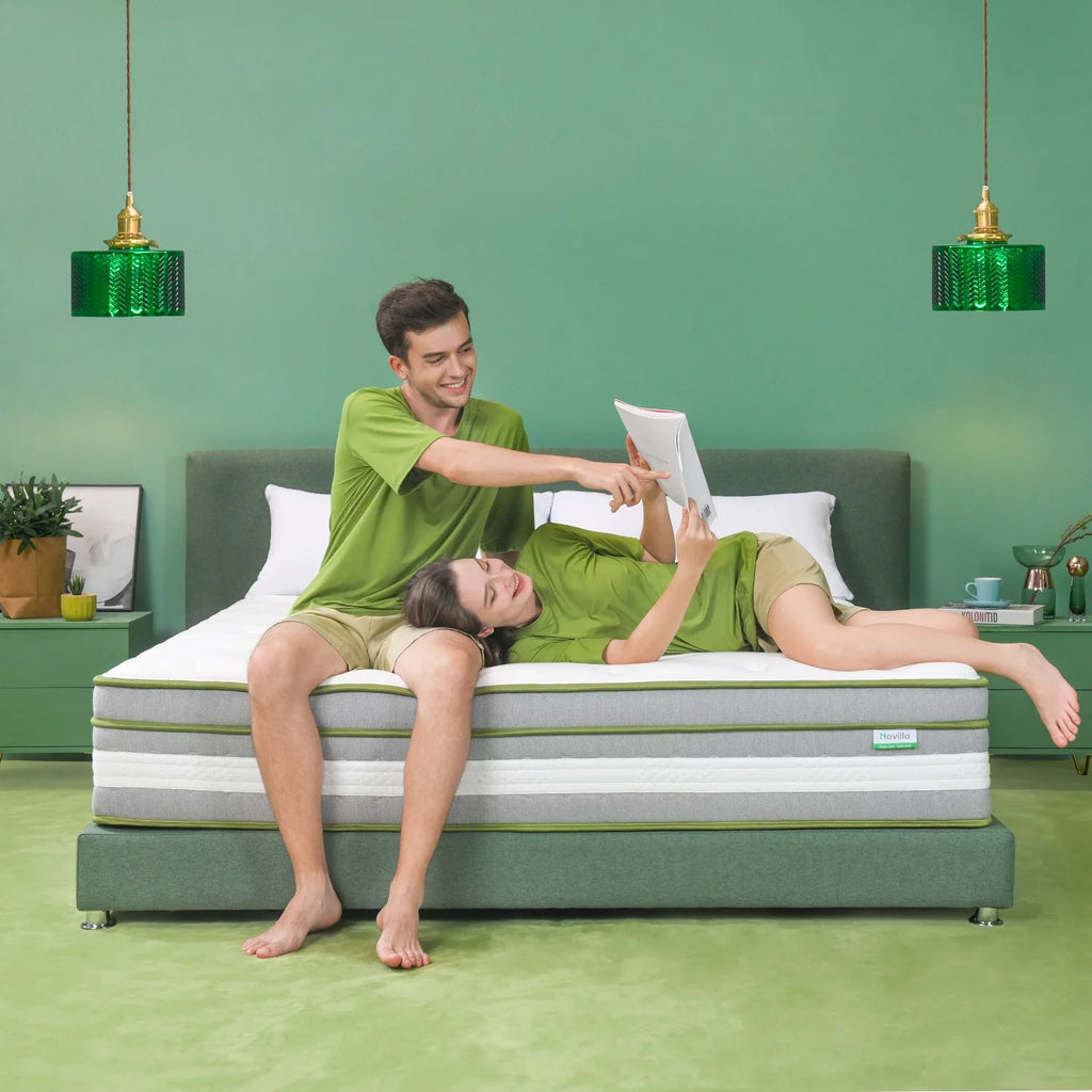 Queen Size Memory Foam Innerspring Hybrid Mattress Z996
